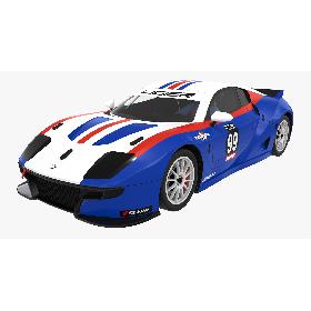 Ligier JS2 R 4 Race -2DL Racing 99 model